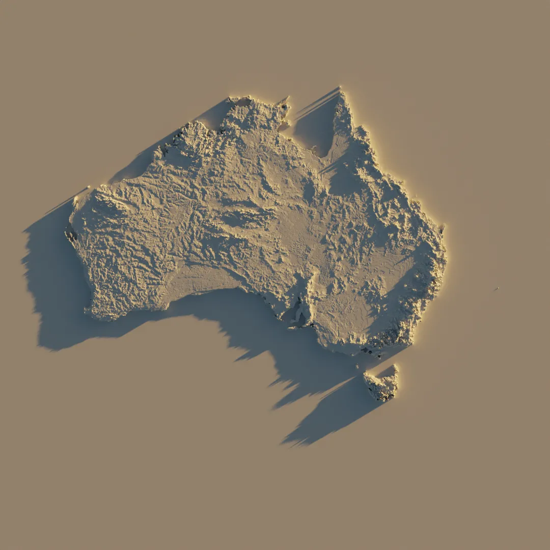 A map of Australia
