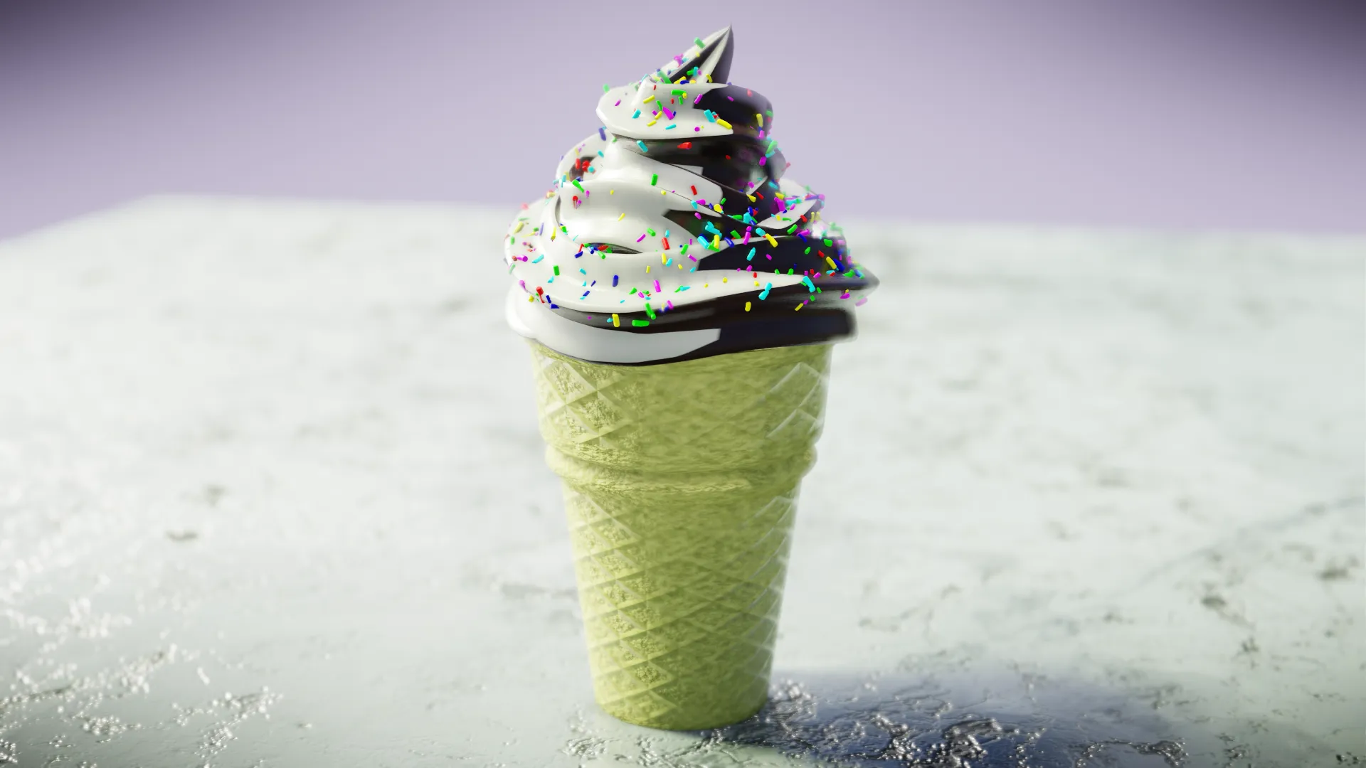 An ice cream